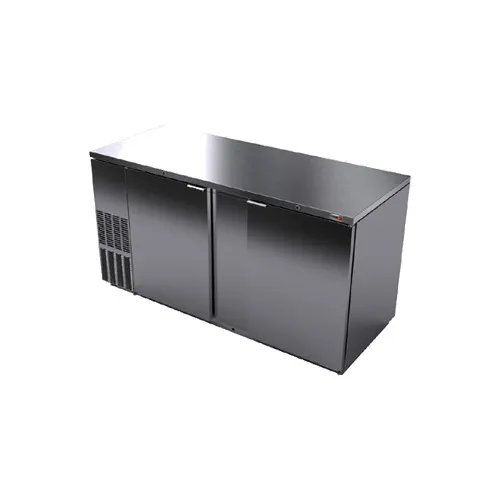 Fagor Refrigeration FBB-69S-N Refrigerated Back Bar Cabinet w/ 2 Solid Doors, 4 Shelves, 2 Rails