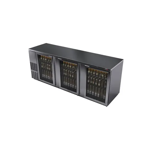 Fagor Refrigeration FBB-95GS-N Refrigerated Back Bar Cabinet w/ 3 Glass Doors, 6 Shelves, 4 Rails