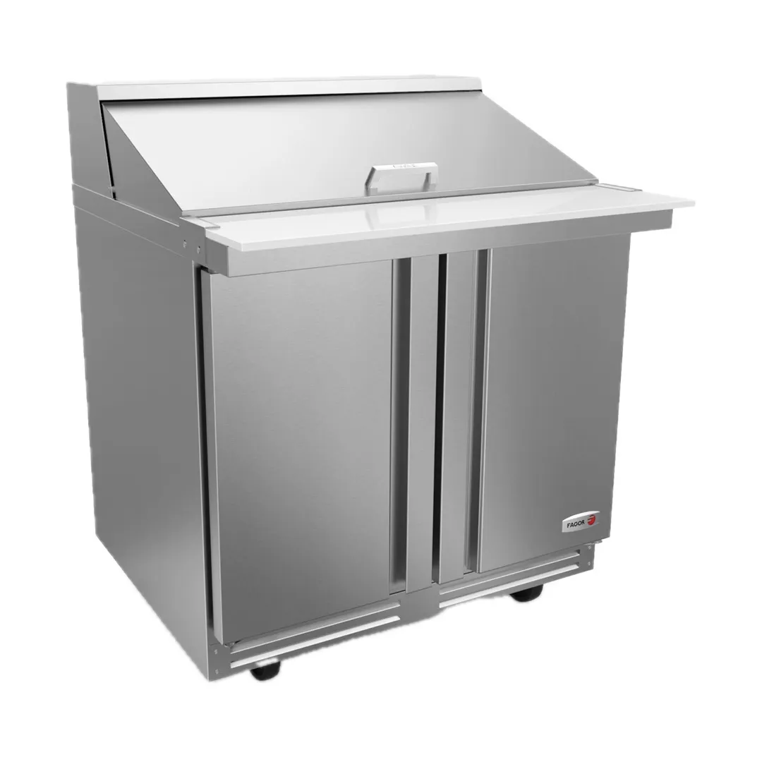 Fagor Refrigeration FMT-36-15-N 36" Mega Top Sandwich/Salad Prep Table w/ 2 Doors, 15 Pans