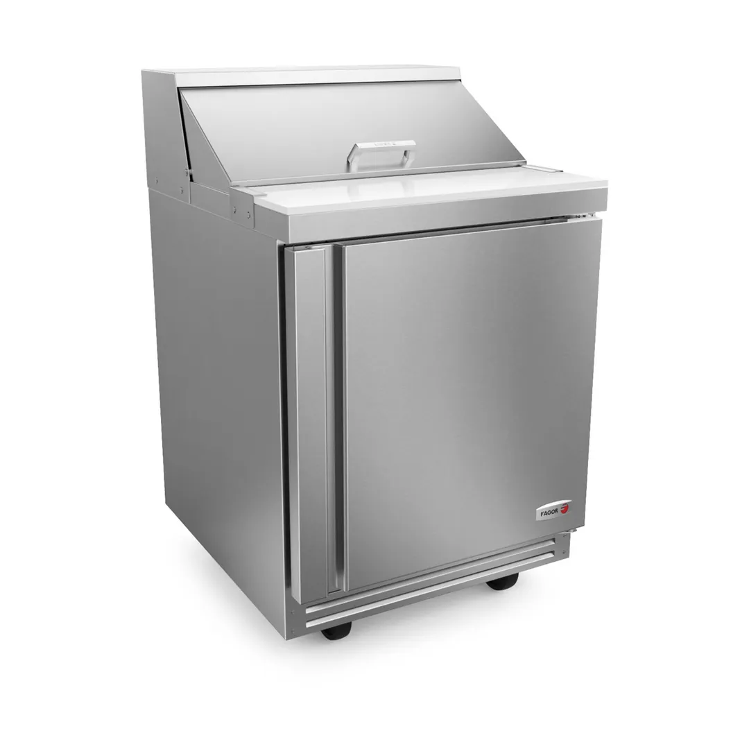 Fagor Refrigeration FST-27-8-N 27" Refrigerated Sandwich / Salad Prep Table w/ 1 Door, 8 Pans