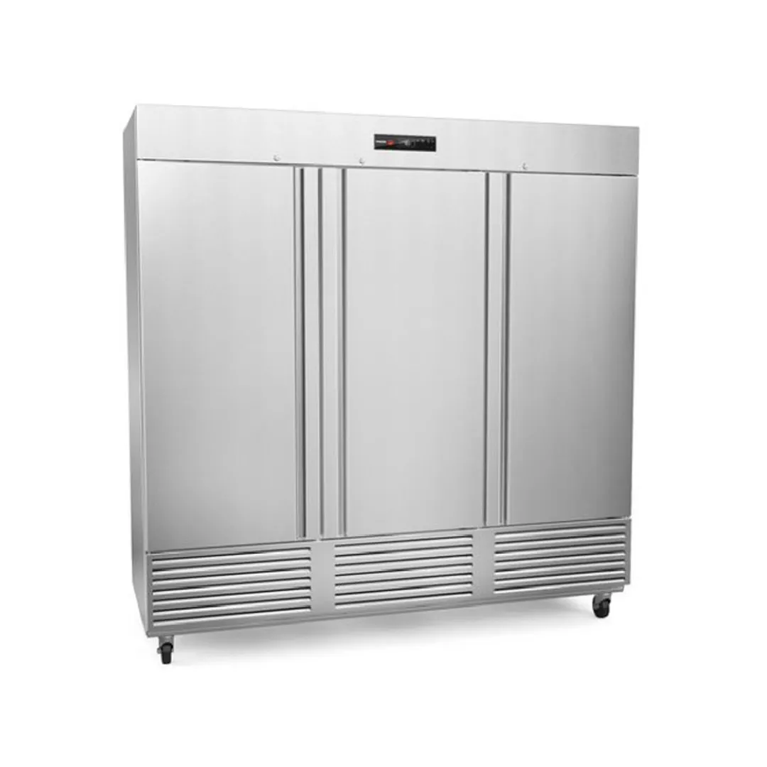 Fagor Refrigeration QVF-3-N 83" Three Section Reach-In Freezer w/ 3 Solid Doors, Stainless Steel, 76 cu. ft.