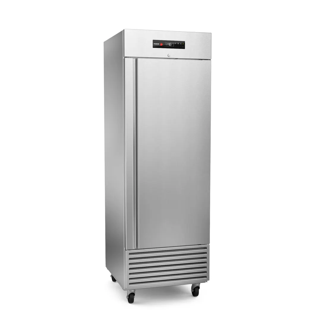 Fagor Refrigeration QVR-1-N Reach-In Refrigerator w/ Solid Door, Bottom Mount, Stainless Steel, 24.5 cu. ft.