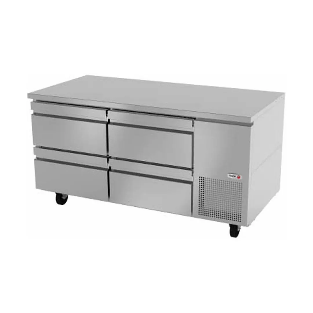 Fagor SUR-67-D4 67" 4-Drawer Undercounter Refrigerator, Stainless Steel, Front Breathing, 18.6 cu. ft.