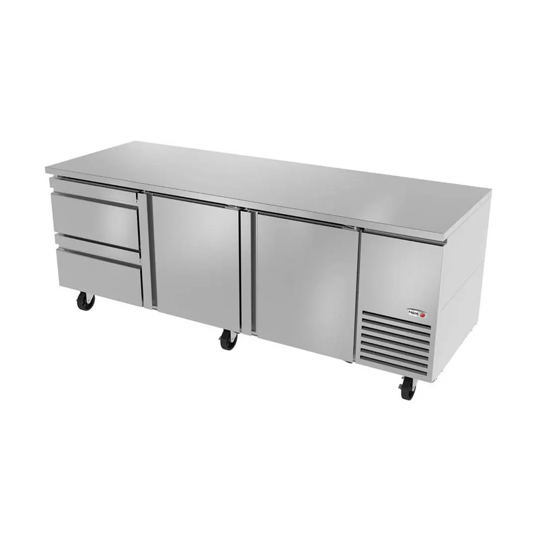 Fagor SUR-93-D2 93" 2-Door & 2-Drawer Undercounter Fridge, Stainless Steel, Front Breathing, 26.5 cu. ft.