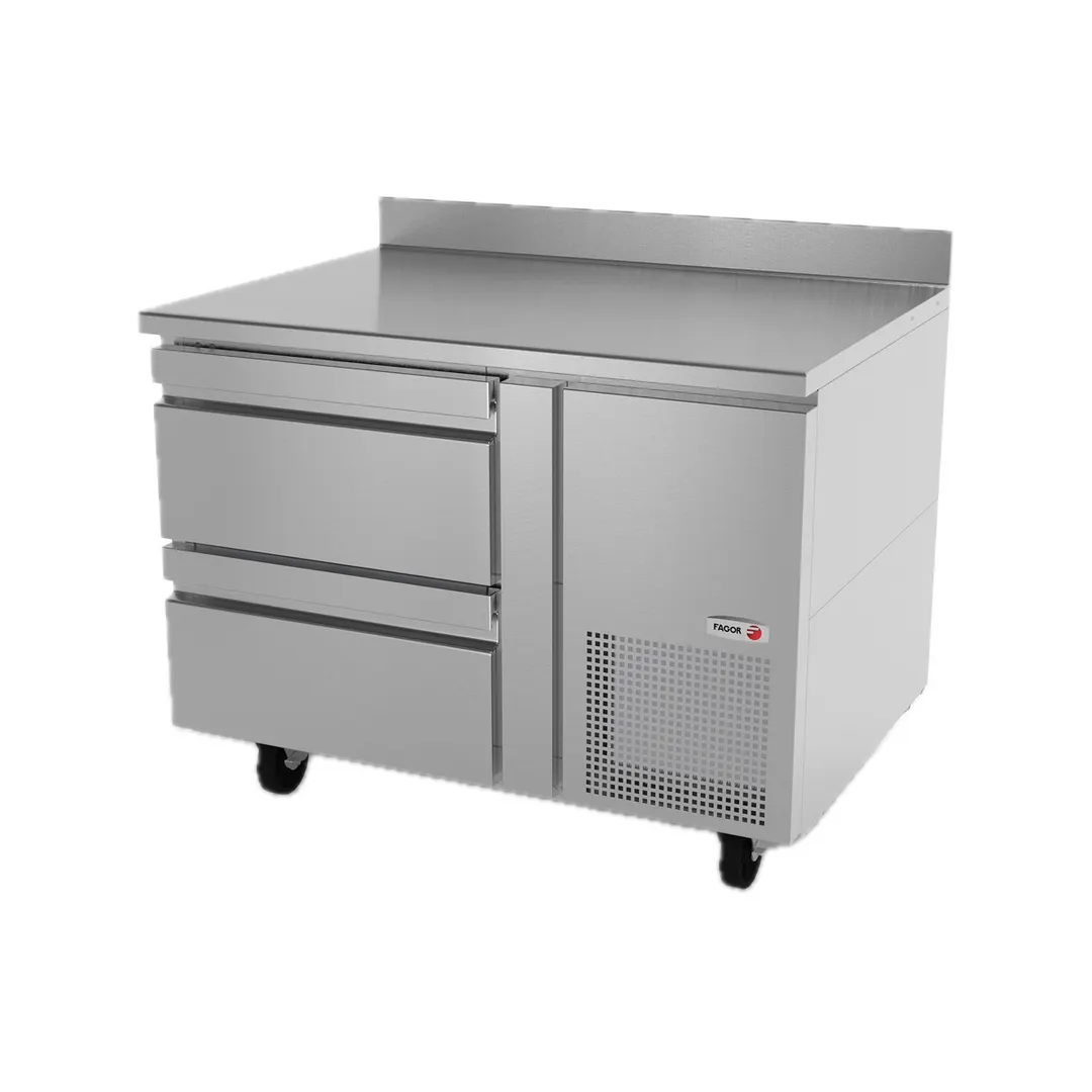 Fagor SWR-46-D2 46" 1-Section Worktop Refrigerator w/ 2 Drawers, 9.9 cu. ft.