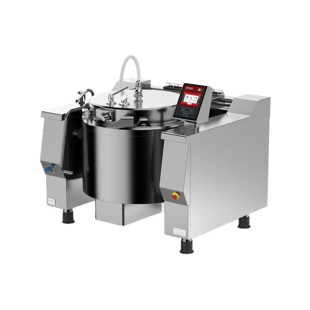 Firex UCBTE034AV1 34 Gallon Tilting Skillet Pressure Braising Pan, 34‑Gallon Electric, Tilt
