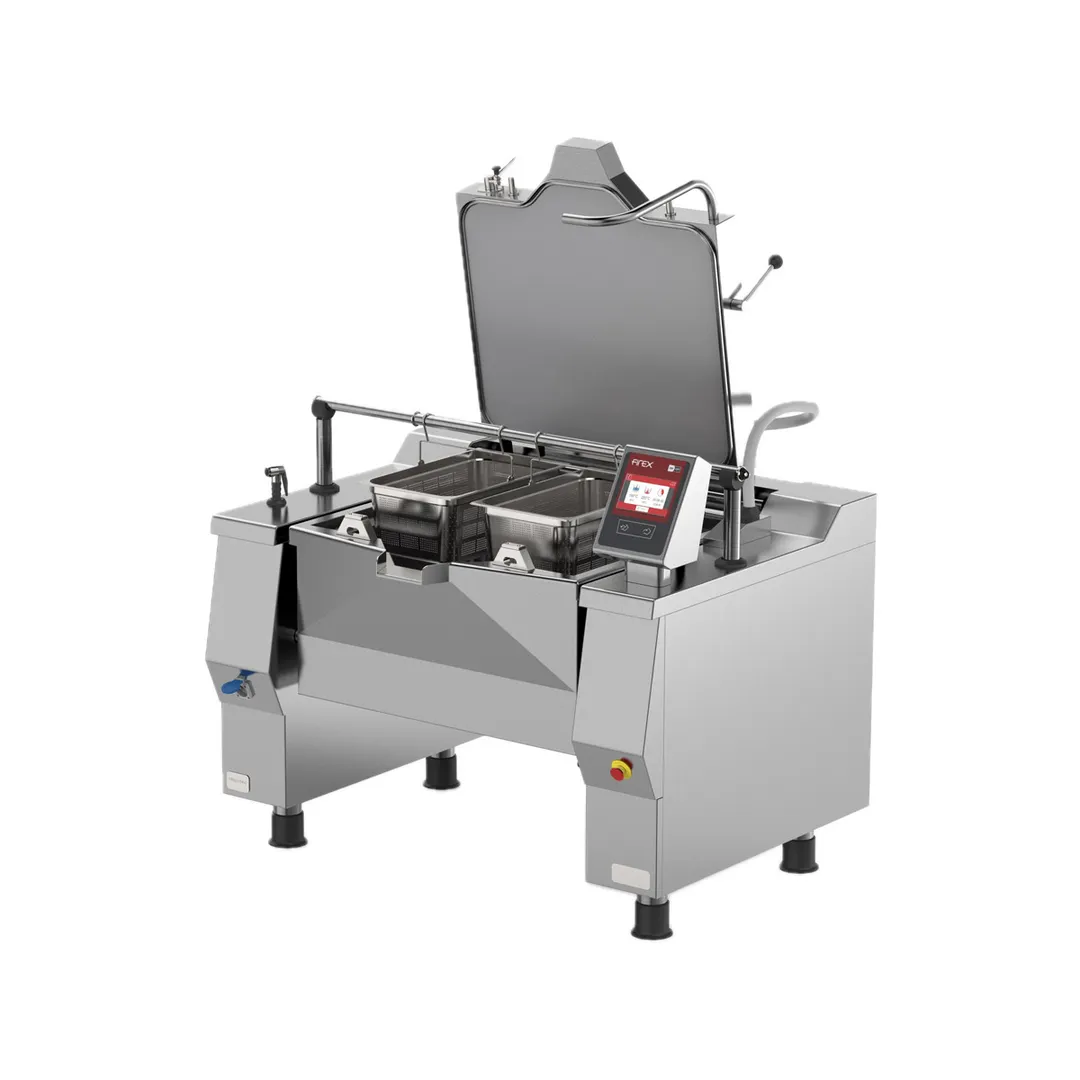 Firex UDBRE038ACV1 38 Gallon Electric Tilt Skillet Pressure Braising Pan, 7" Touchscreen