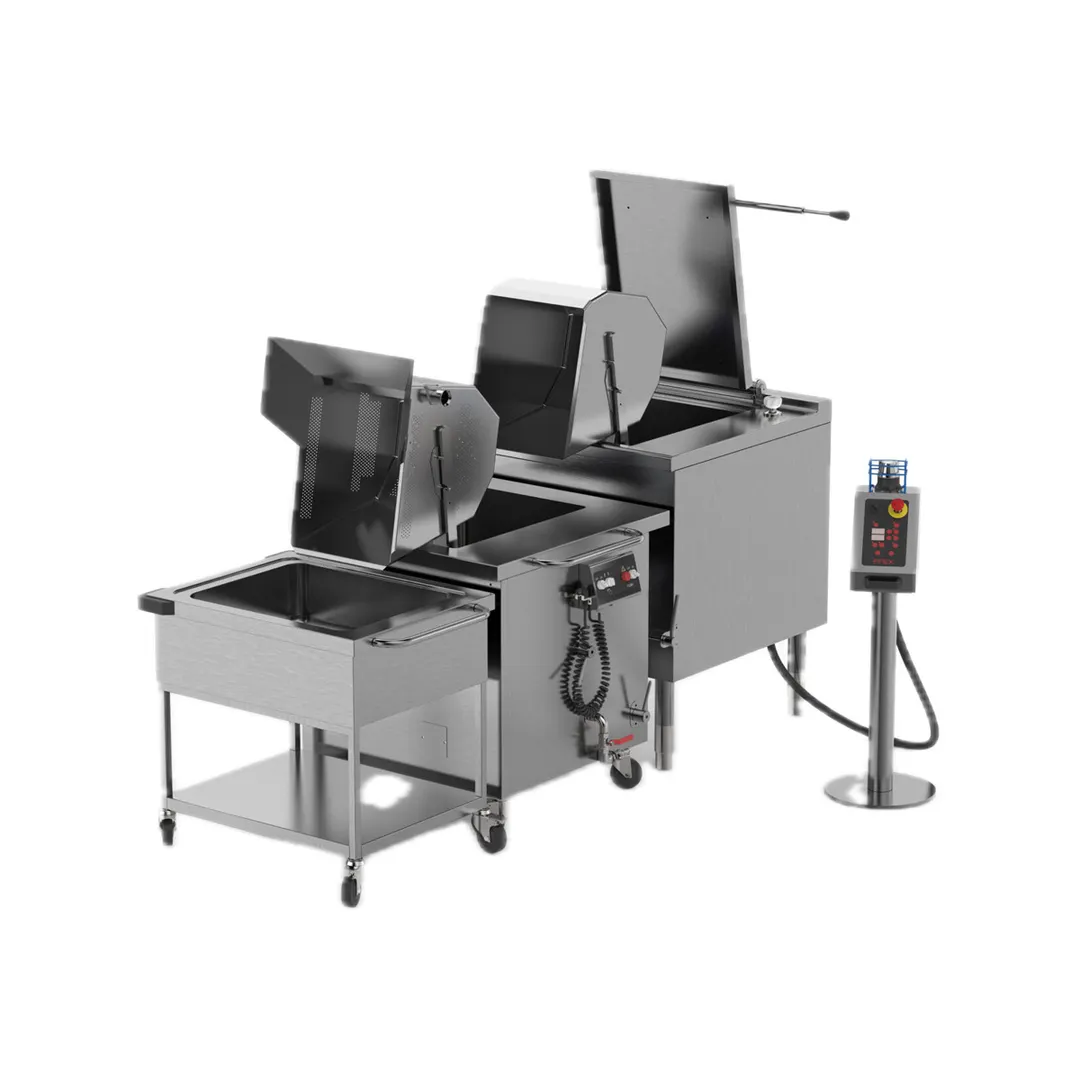 Firex ULPCE2-64 128 Gallon Double Tank Electric Pasta Multicooker, 62 kW