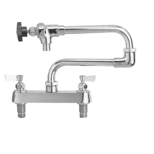 Fisher 2275 Faucet, Deck Mount, 8" Centers
