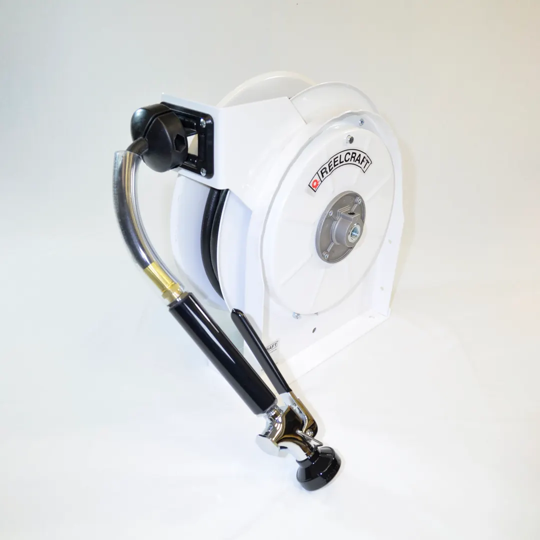 neさま Fisher 29801 Hose Reel Assembly, Exposed Reel Rinse with Spray Valve