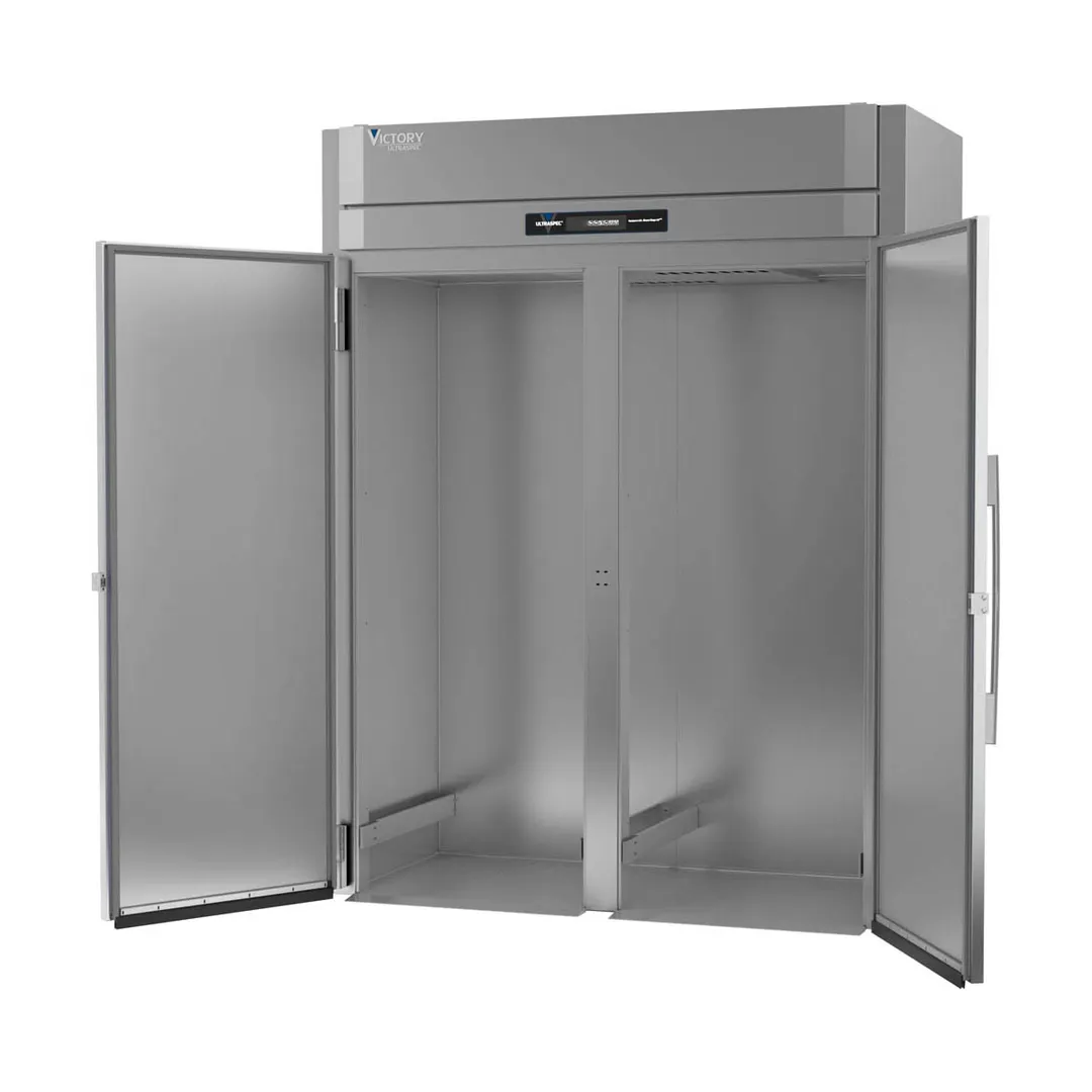 Victory FIS-2D-S1-XH-HC 68" 2-Section Roll-In Freezer, Top Mounted, 77 cu. ft., Stainless Steel
