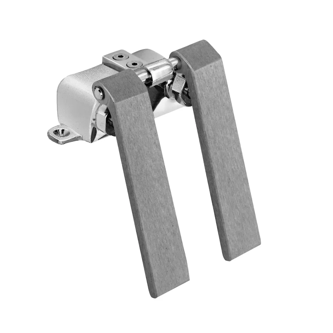 Fisher 3174 Control Knee Valve, Double Pedal, Polished Chrome