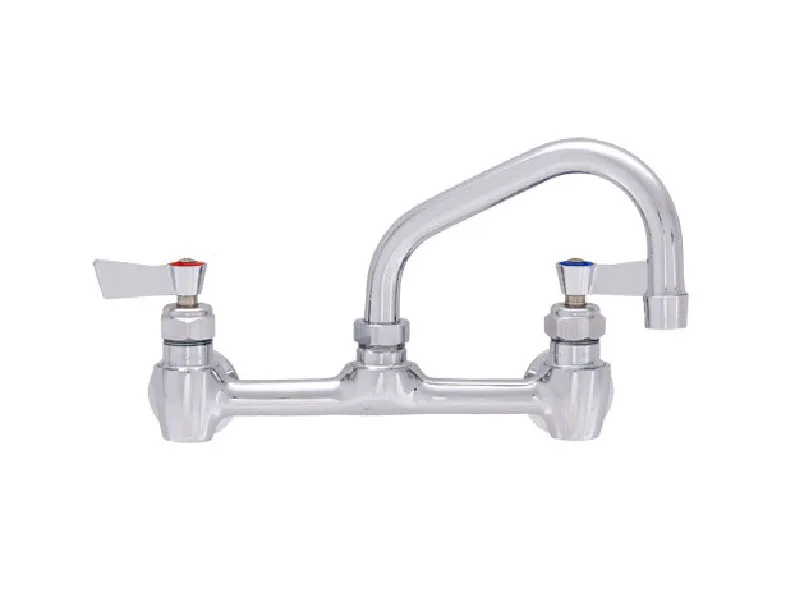 Fisher 32510 Faucet, Wall Mount, 8" Adjustable Centers, 8" Swing Spout