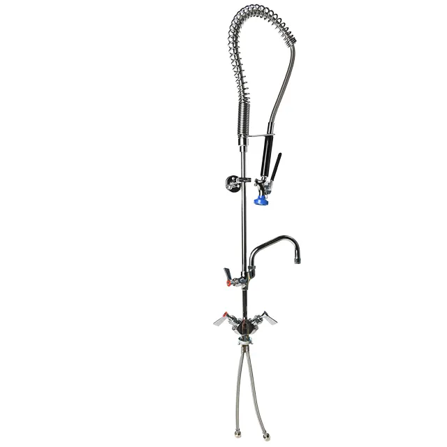 Fisher 53058 Pre-Rinse Unit, Single-Deck Mounted, Spring-Style