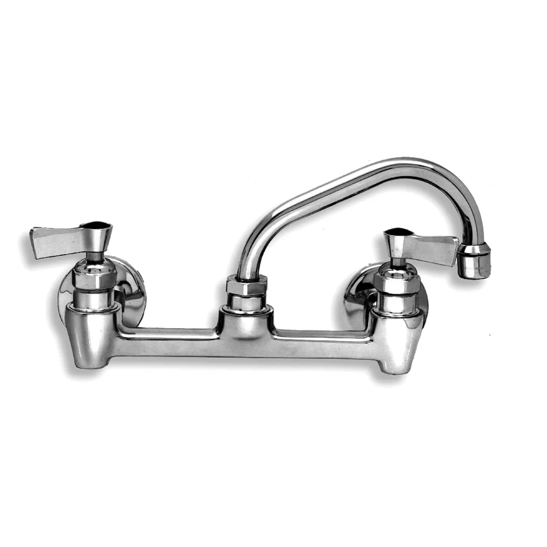 Fisher 53104 Faucet, Wall Mount, 8" Adjustable Centers, 6" Swing Spout