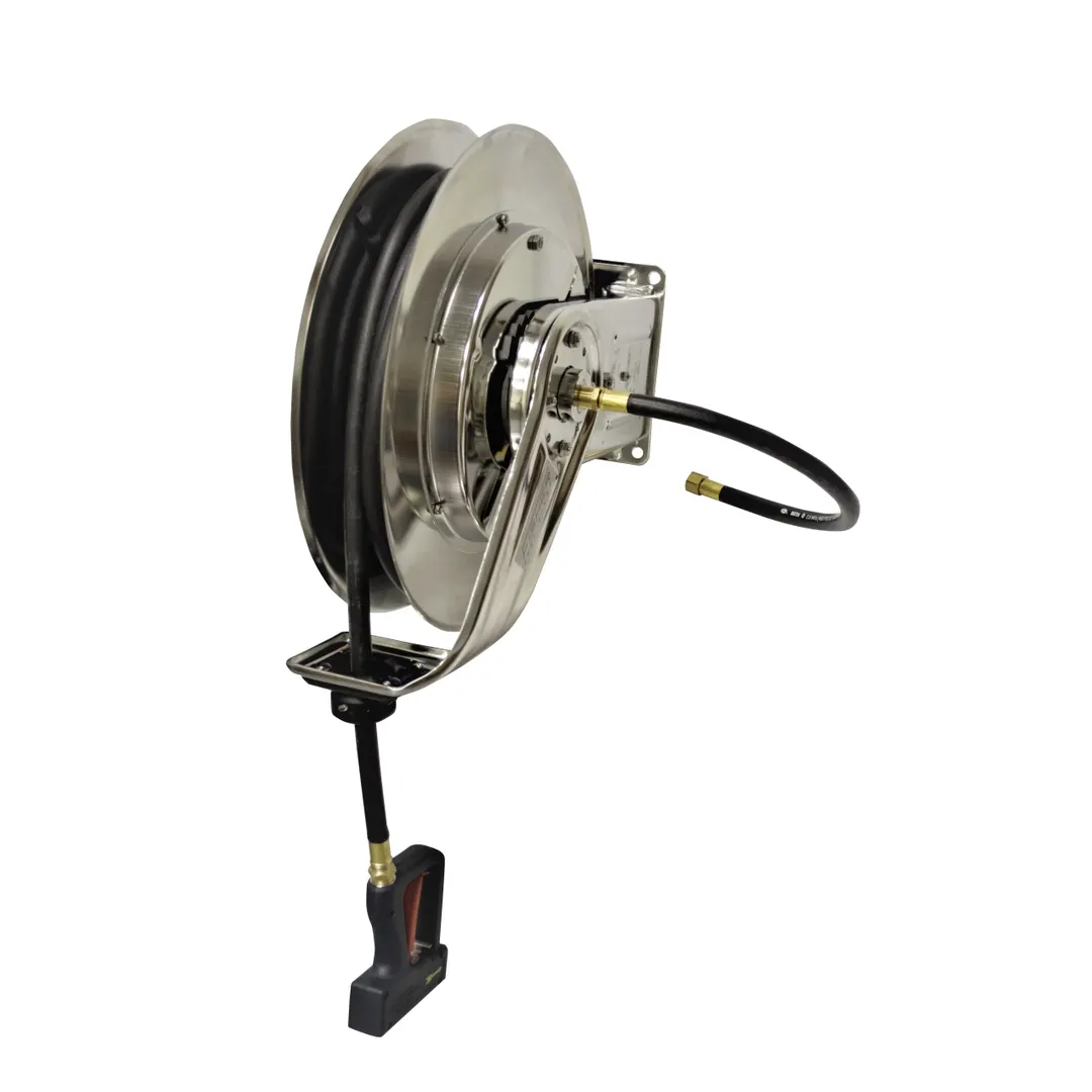 Fisher 75397 Hose Reel Assembly, Exposed Reel Rinse with Spray Gun