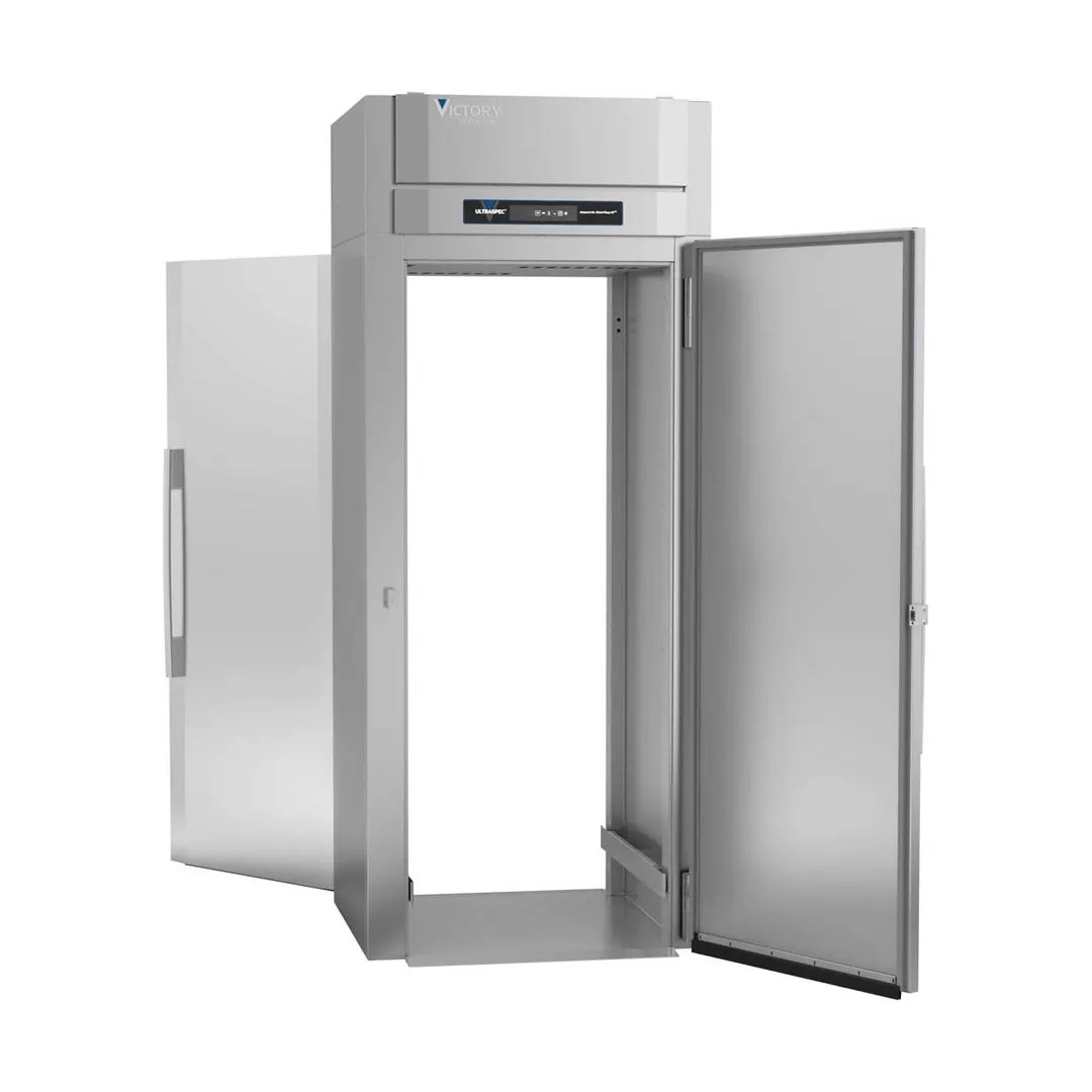 Victory FISA-1D-S1-PT-XH-HC 36.5" 2-Solid Door Roll Thru Freezer, Top Mounted, 42 cu. ft.