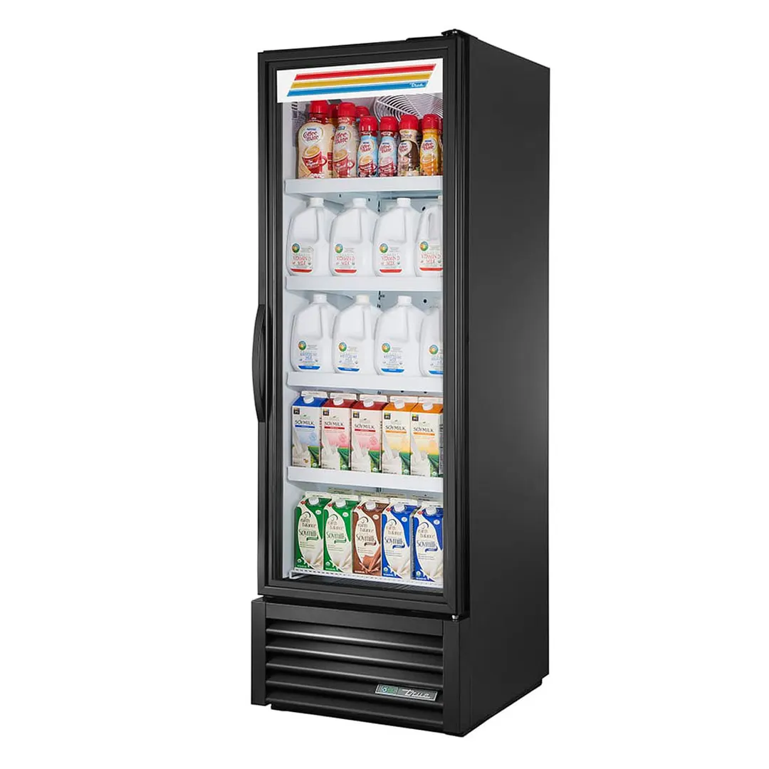 True FLM-27F~TSL01 27" 1 Glass Door Merchandiser Freezer in Black