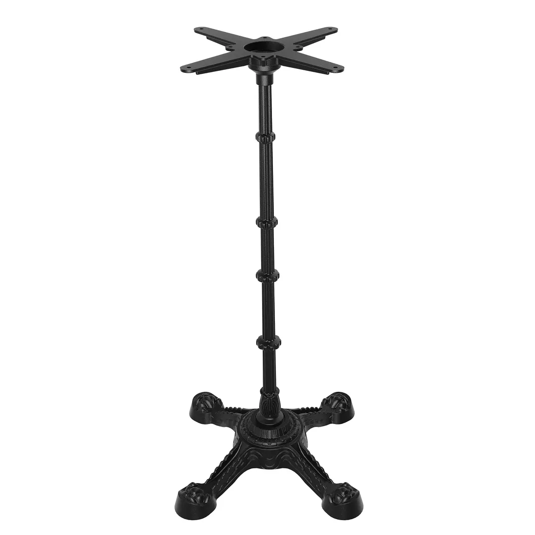 FLAT Tech CT4201 Bar Height Px23 Table Base, 22x22 Base, Cast Iron, Powder Coat Finish