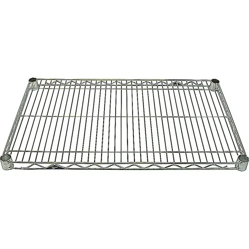 AllPoints 126-1055 Metro® Super Erecta Brite™ Wire Shelf w/ Zinc-Chromate - 48"W x 24"D