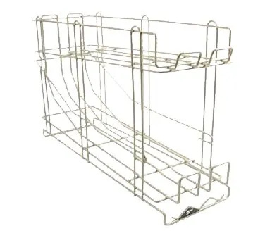 AllPoints 1261616 Metro Can Rack, Gray Epoxy Finish, 24in Deep Shelves, 8 #10 or 12 #5 Cans