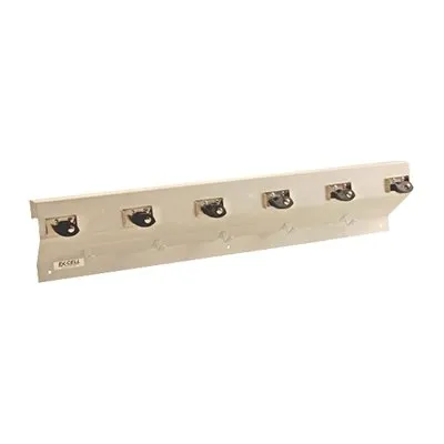 AllPoints 1591030 34" Wall Mount Maintenance Organizer with 4" Top Shelf, Metal Hooks