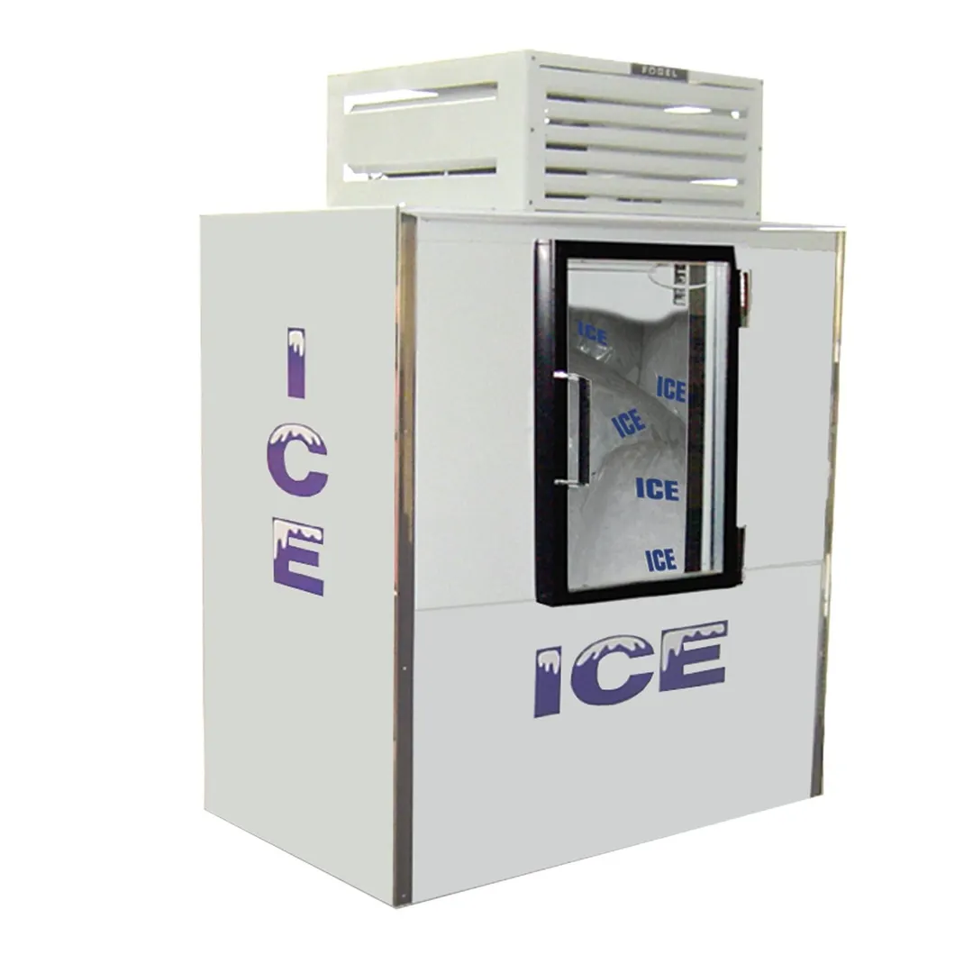 Fogel USA ICB-1-GL 56" Indoor Ice Merchandiser w/ Glass Door, Auto Defrost, 47 cu. ft.