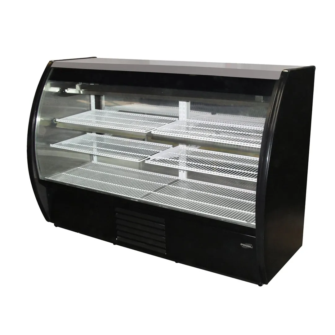 Fogel USA MIRAGE-6-DC-HC-G 72" Refrigerated Deli Display Case