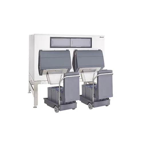 Follett DEV2650SG-72-75 72" Ice Storage Bin with Transport Cart, 2650 lb
