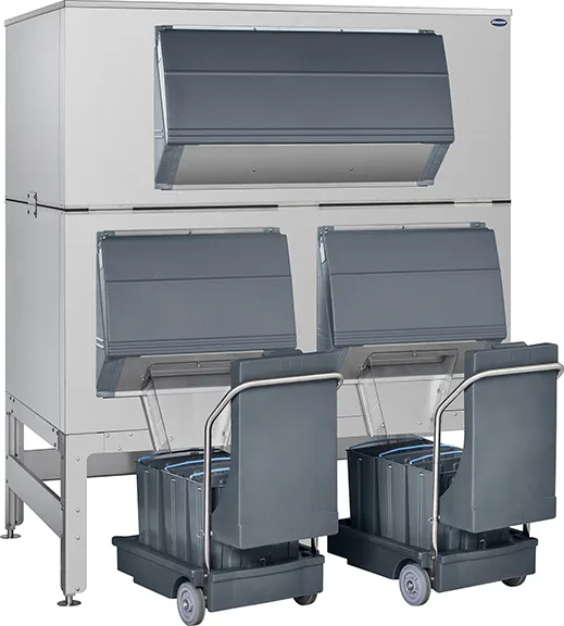 Follett DEV4600SG-72-BG 72" Ice Machine, 4640 lb Bin, Chute, Stainless Steel, PowerHinge™ Doors, NSF