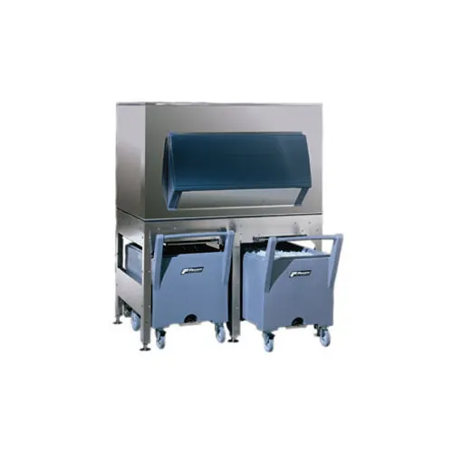 Follett ITS1350SG-60 60" Ice Storage Bin with Transport Cart, 1327 lb