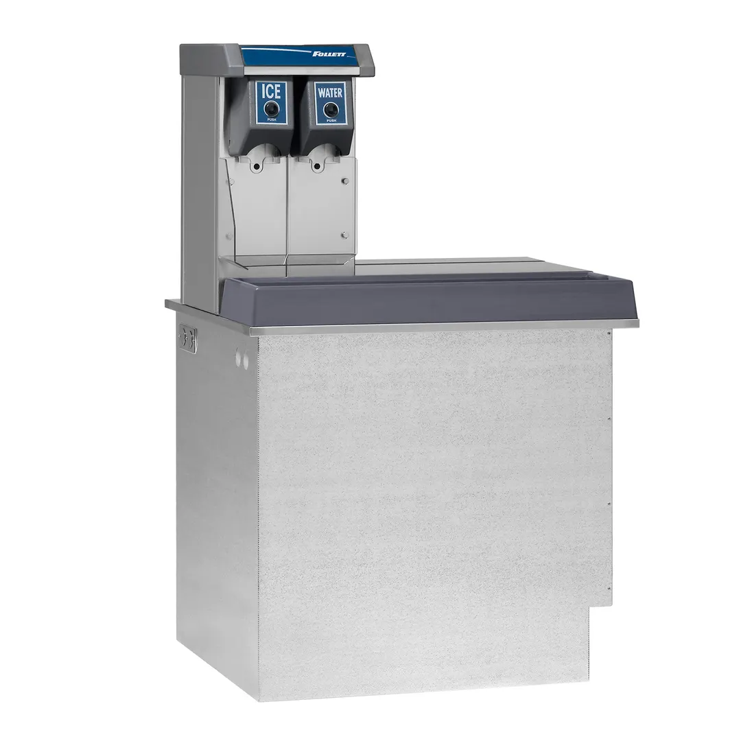 Follett VU155N0RP Ice and Beverage Dispenser, Right Side Ice Dispense- 150 lb Storage