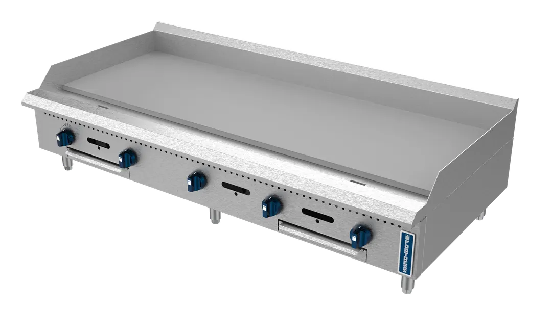 Fortress FGMG60 60" Countertop Manual Gas Griddle with 3/4" Steel Plate, 150.000 BTU