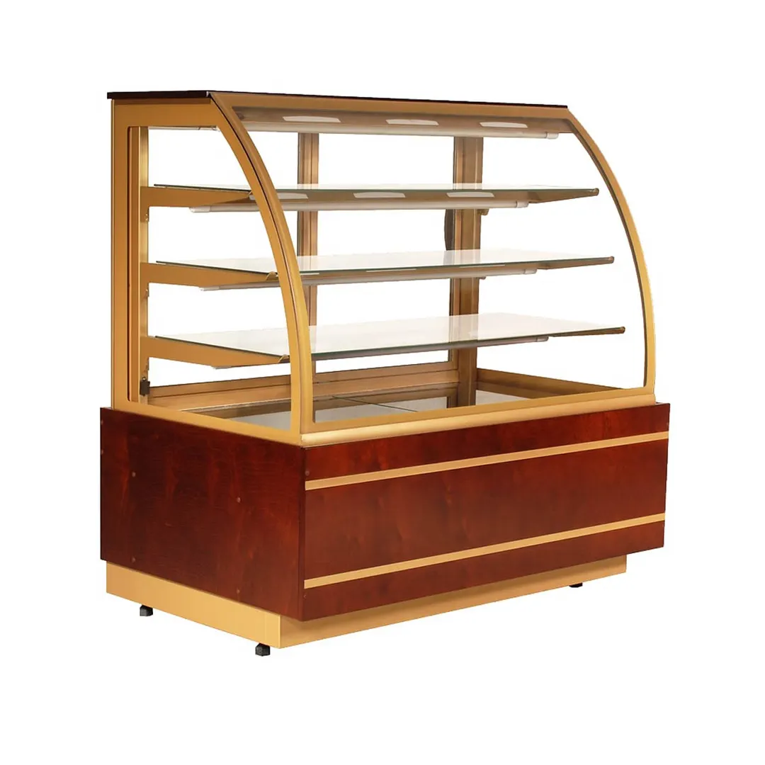 Frost Tech CM4-WRP 53" Curved Double Glass Refrigerated Bakery Display Case