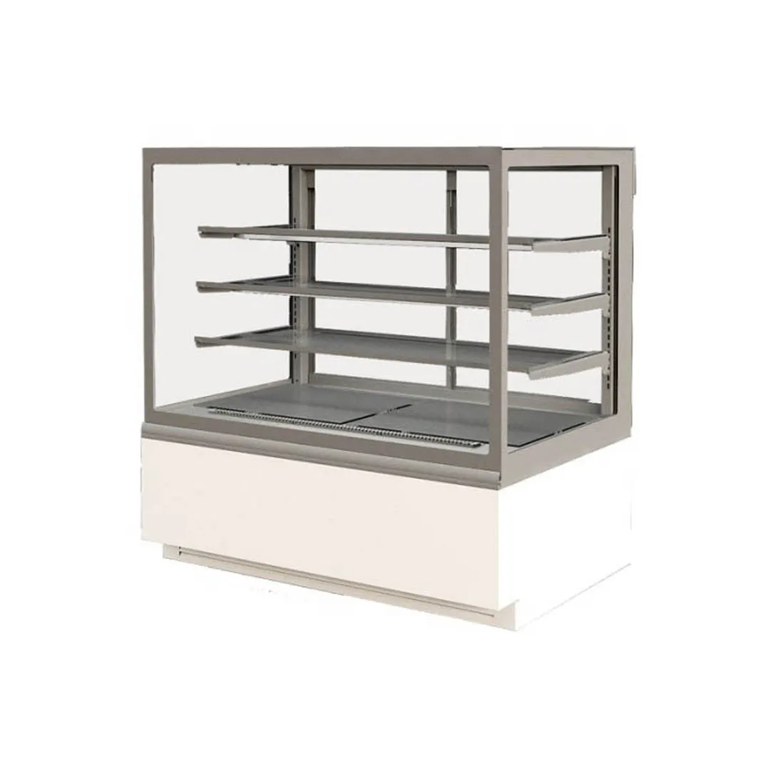 Frost Tech RF4-WRP 51" Square Double Glass Refrigerated Bakery Display Case