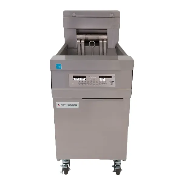 Frymaster 11814E Full Pot Floor Model Electric Fryer w/ 3 Twin Baskets, 60-lbs. Fat, Oil Conserving