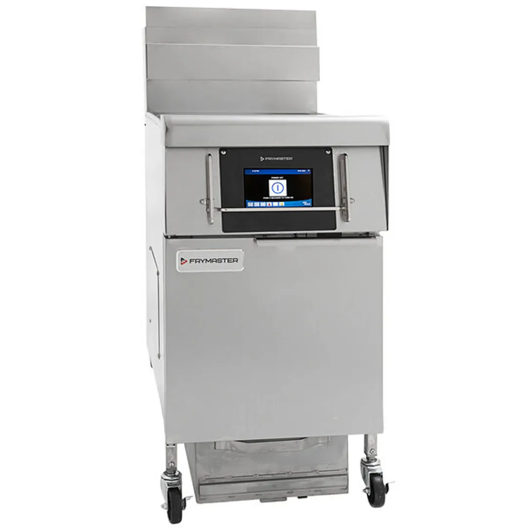 Frymaster 1FQG60T 15" Full Pot Floor Model Gas Fryer w/ 63 lbs Capacity, Twin Baskets, FilterQuick
