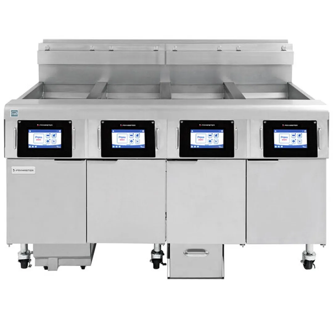 Frymaster 4FQE30U Electric Fryer, (4) 30 lb Vats, Floor Model
