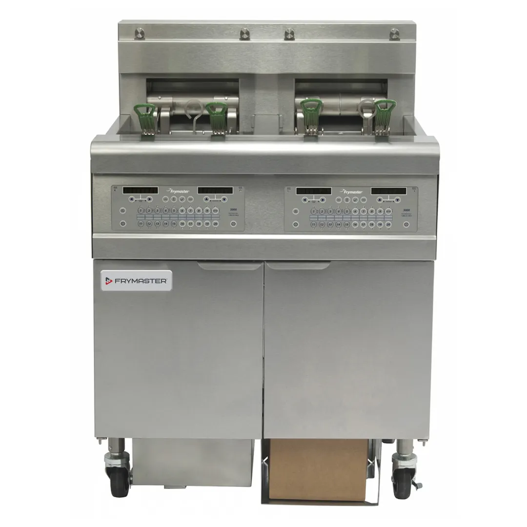 Frymaster FPEL214CA Electric Fryer, (2) 30 lb Vats, Floor Model