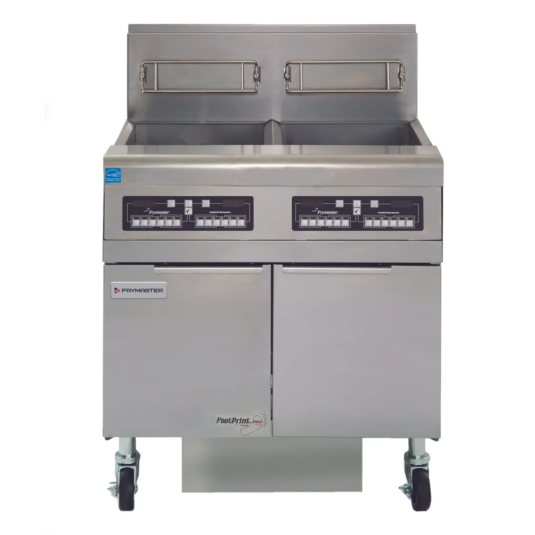Frymaster FPPH255 Multiple Battery Gas Fryer w/ (2) 50-lb Frypots, Built-In Filtration, 160,000 BTU