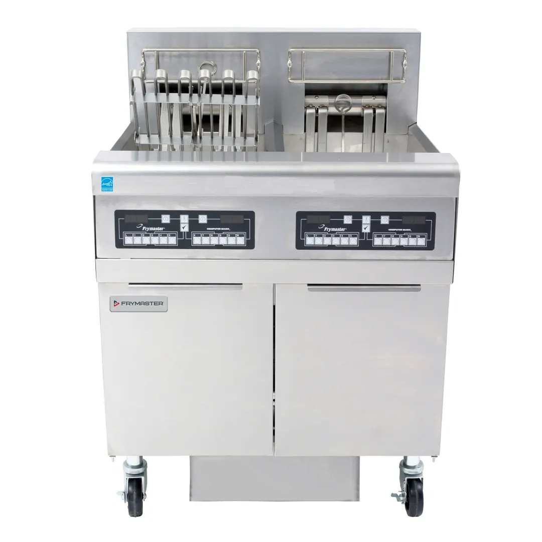 Frymaster FPRE214 Electric Fryer, (2) 50 lb Vats, Floor Model