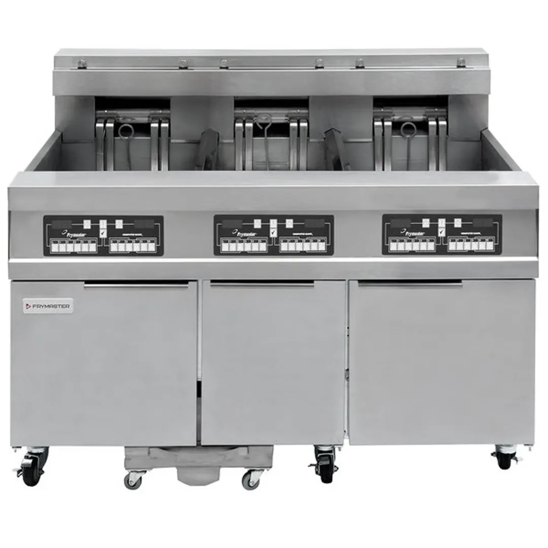 Frymaster FPRE380-17 Electric Fryer, (3) 80 lb Vats, Floor Model