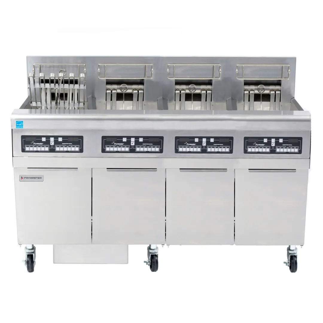 Frymaster FPRE417TC Electric Fryer, (4) 50 lb Vats, Floor Model