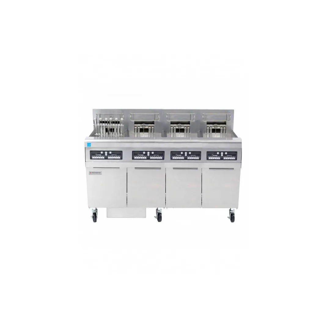 Frymaster FPRE480-21 Multiple Battery Electric Fryer w/ (4) 80-Lb. Frypots, Built-In Filtration