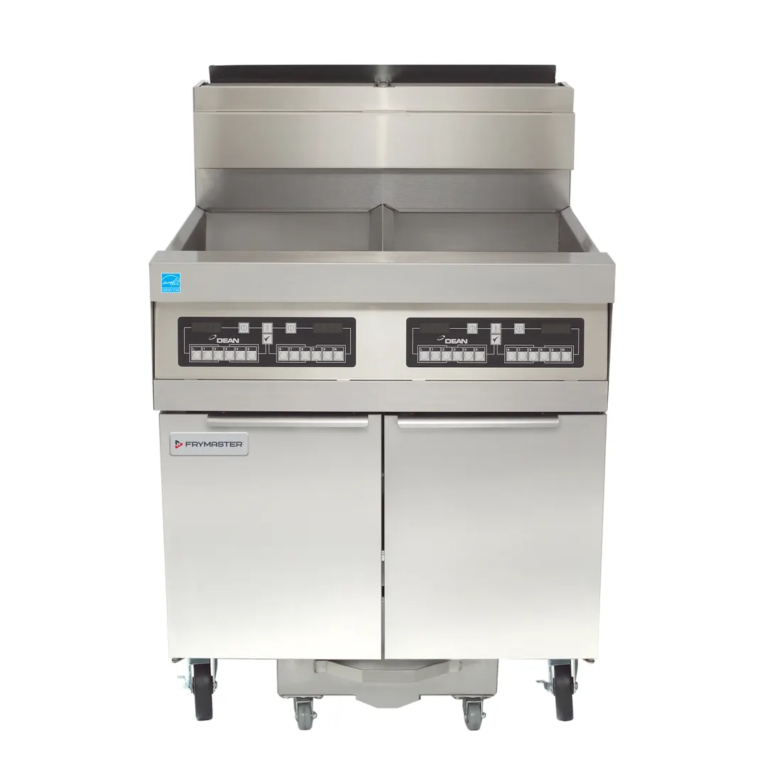 Frymaster SCFHD260G Multiple Battery Gas Fryer w/ (2) 80-lb Frypots, Built-In Filter, Twin Baskets