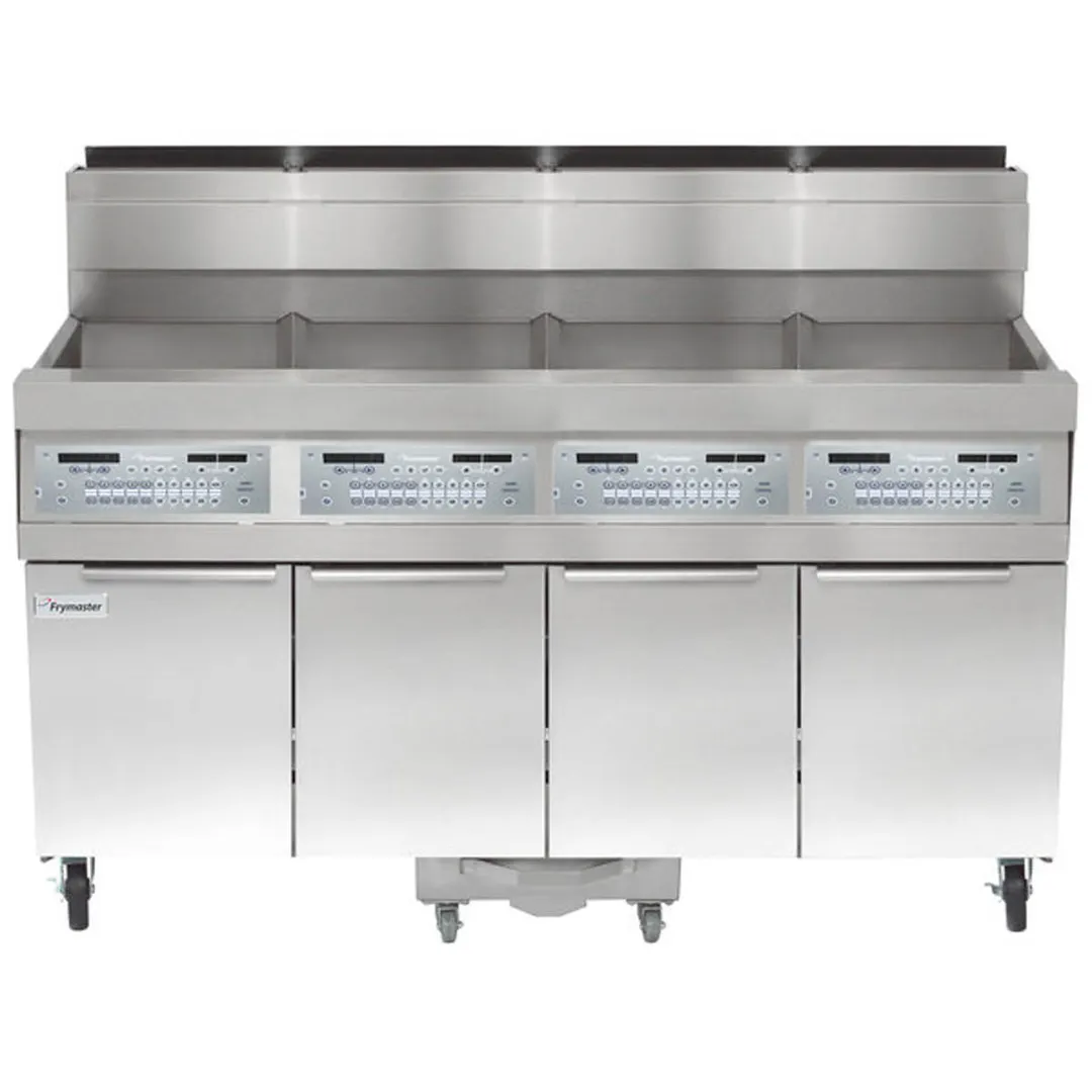 Frymaster SCFHD450G Multiple Battery Gas Fryer w/ (4) 50 lbs Frypots, Built-In Filtration, 400.000 BTU