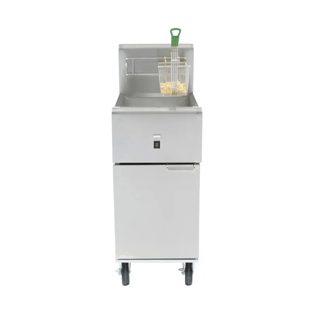 Frymaster/Dean SR114E 15" Floor Model Full Pot Super Runner Electric Fryer w/ 40 Lbs, 208/240V