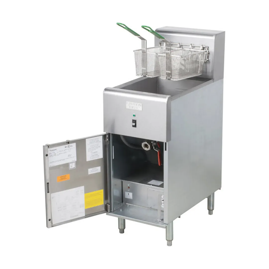 Frymaster/Dean SR114E 15" Floor Model Full Pot Super Runner Electric Fryer w/ 40 Lbs, 208/240V