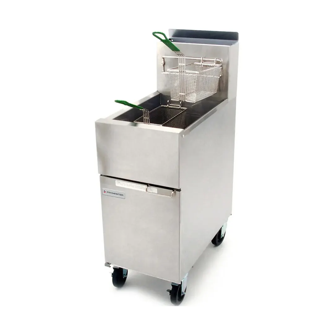 Frymaster/Dean SR142G 15" Floor Model Super Runner Gas Fryer with 43 Lbs, 105.000 BTU