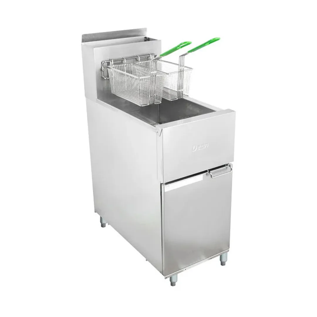 Frymaster/Dean SR142G 15" Floor Model Super Runner Gas Fryer with 43 Lbs, 105.000 BTU
